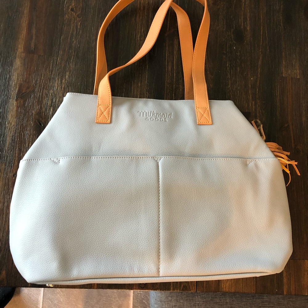 Milkmaid gray Diaper Bag